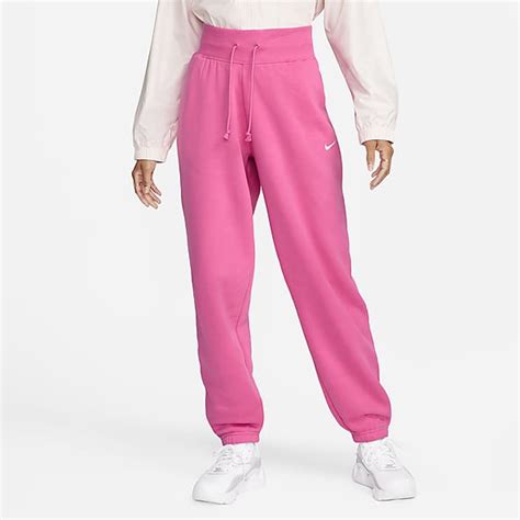 nike sweatpants damen baumwollstoff kurz|pink nike sweatpants sale.